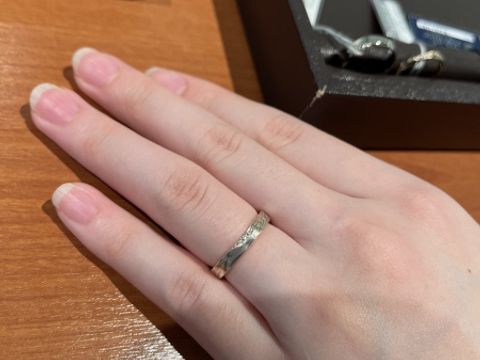 【杢目金屋(もくめがねや)の口コミ】 歴史ある日本の伝統技法で作られたオーダーメイドの指輪で、とても和風で…