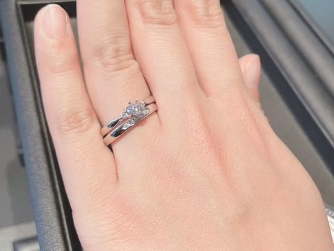 【エクセルコダイヤモンド(EXELCO DIAMOND)の口コミ】 新作とは知らずデザインだけをみて、これだ！とおもい見せていただきまし…