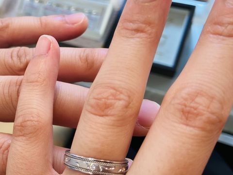 【Ginza Rim(銀座リム)の口コミ】 デザインの種類はたくさんあってびっくりしました。細いものから太いもの…