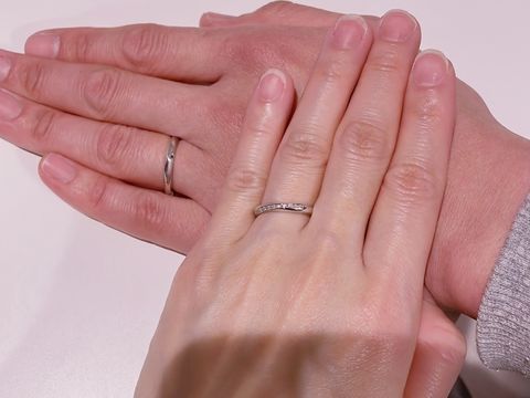 【エクセルコダイヤモンド(EXELCO DIAMOND)の口コミ】 決めては、デザインです。今後何十年とつけていく中で飽きたりするのが心…