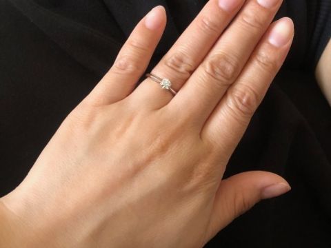 【銀座ダイヤモンドシライシの口コミ】 プロポーズされたときに、ダイヤモンド原石のままでしたので、それをお店…
