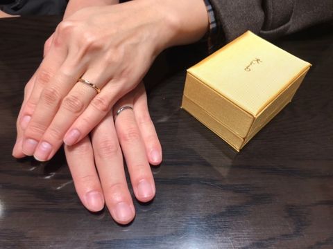 【ケイウノ ブライダル(K.UNO BRIDAL)の口コミ】 プラチナ、ゴールド、ピンクゴールドから色、形、ダイヤの有無など、好き…