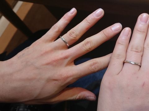 【カルティエ(Cartier)の口コミ】 私は指が太いので少しでもきれいに見えるように店員さんにきいてからおす…