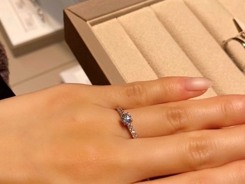 【MIKIMOTO(ミキモト)の口コミ】 海外ブランドばかり試着していたので、日本のブランドも試着してみようと…