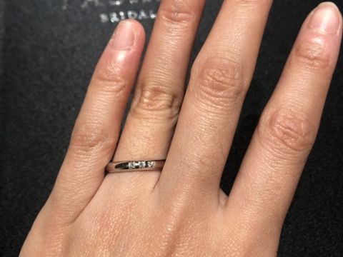 【TASAKI(タサキ)の口コミ】 シンプルですがダイヤモンドが入ることで可愛らしさもある指輪だと思いま…