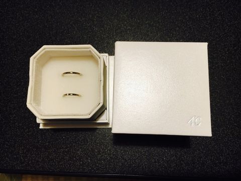 【4℃ BRIDAL(ヨンドシーブライダル)の口コミ】 婚約指輪に続き結婚指輪も4℃さんで購入しました♪婚約指輪のLady'sは…