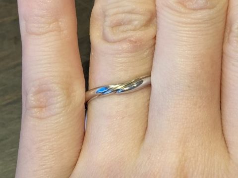 【ケイウノ ブライダル(K.UNO BRIDAL)の口コミ】 たくさん悩みましたが、こちらで購入した大きな決め手となったのは、着け…