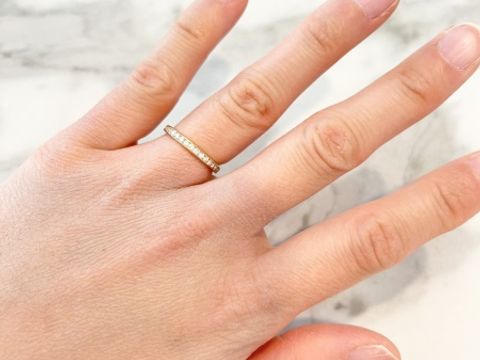 【GraceKama(グレースカーマ)の口コミ】 夫婦で同じブランドのものがよかったので、こちらに決めました。シルバー…