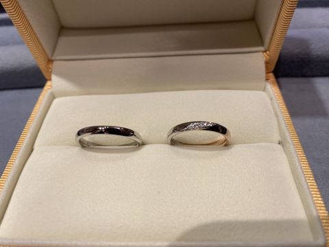 【ケイウノ ブライダル(K.UNO BRIDAL)の口コミ】 指輪は何店舗か見に行きましたが、ケイウノさんの指輪が1番デザインがいい…