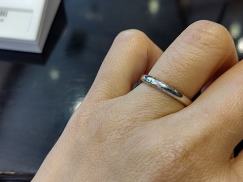 【ケイウノ ブライダル(K.UNO BRIDAL)の口コミ】 ペアリングで同じ金の糸を結ぶという、イベントや二人で繋がっているもの…