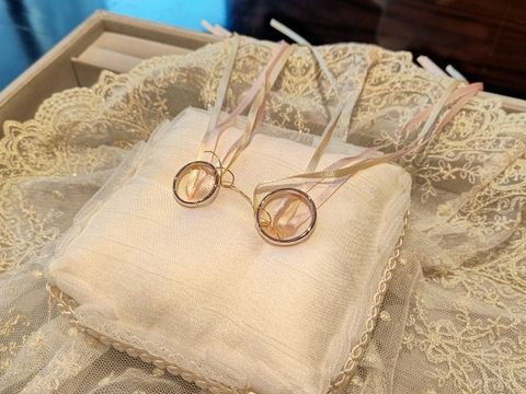 【ケイウノ ブライダル(K.UNO BRIDAL)の口コミ】 金の糸を結び、２人が繋がったものを持っていられるというイベント感が決…