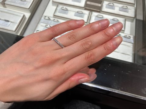 【アイプリモ(I-PRIMO)の口コミ】 豊富なデザインと良心的なお値段のリングが沢山ありました。直径1mm以下の…