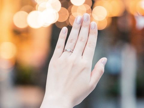 【ティファニー(Tiffany & Co.)の口コミ】 自分の指にフィットすること、デザインが好きだったのと光に照らされてた…