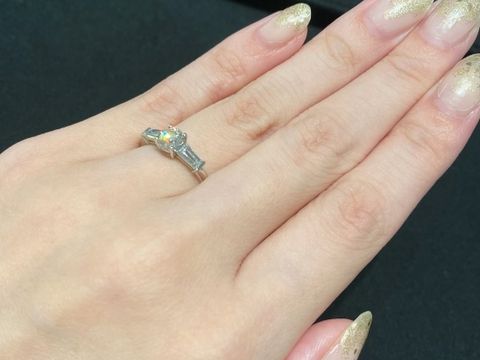 【ティファニー(Tiffany & Co.)の口コミ】 色々試着をしましたが、なかなかしっくり来るデザインがなく悩んでいたと…