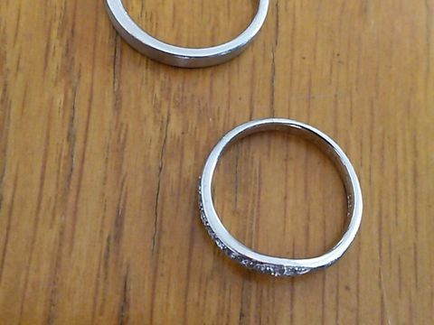 【エクセルコダイヤモンド(EXELCO DIAMOND)の口コミ】 趣味も服装も仕事もスタイルも違う二人なのでなかなかペアリングのデザイ…