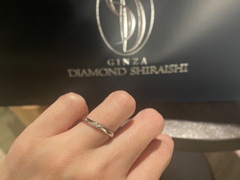 【銀座ダイヤモンドシライシの口コミ】 数種類の中から自分の好みに合うものをどんどん選んでいって、最後に残っ…