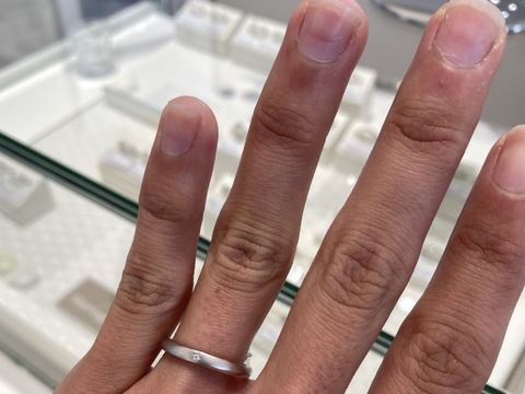 【festaria bijou SOPHIA(フェスタリア ビジュソフィア)の口コミ】 近くでよく見ると星形のダイヤが埋め込まれているので、満足度が高いです…