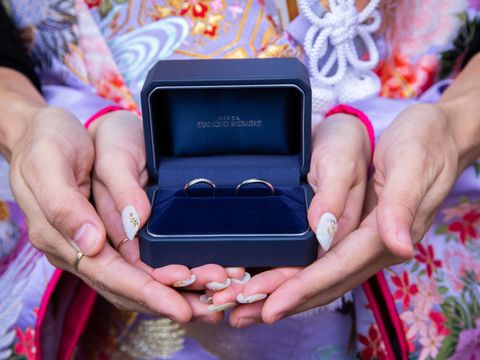 【銀座ダイヤモンドシライシの口コミ】 指輪のデザインが気に入ったこと。
0.5ずつのサイズがあるので、6号だと大…