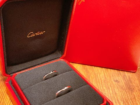 【カルティエ(Cartier)の口コミ】 アフターサービスもしっかりしていて、2人で気に入ったデザインだったので…