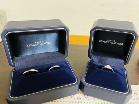【銀座ダイヤモンドシライシの口コミ】 デザインはシンプルだけど少し華やかさも欲しかったため、何度もお店に足…