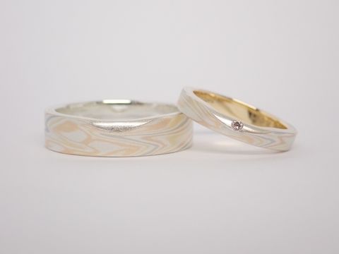 【杢目金屋(もくめがねや)の口コミ】 夫婦らしい指輪が欲しいということで、手作りの工房での作成も考えていま…