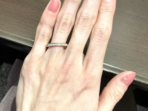 【TANZO.(鍛造指輪)の口コミ】 鍛造製法で作られているため、丈夫で一生モノの結婚指輪には最適だと思い…