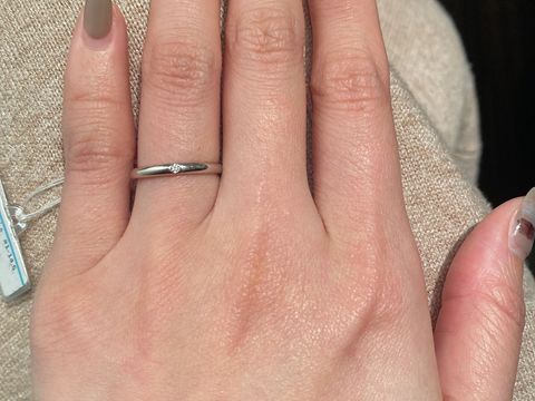 【銀座ダイヤモンドシライシの口コミ】 アノリューシリーズは
ダイヤの留め方　リングの幅　仕上げ方いろいろ
自…