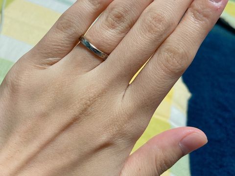 【杢目金屋(もくめがねや)の口コミ】 デザインに一目惚れしました。誰とも被らない唯一無二の二人だけの指輪と…