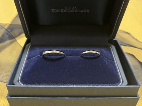 【銀座ダイヤモンドシライシの口コミ】 長く身に付けるものなので、シンプルで着け心地が良いものがいいなと思い…