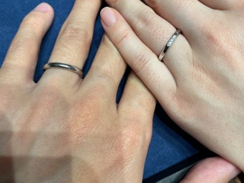 【4℃ BRIDAL(ヨンドシーブライダル)の口コミ】 長くつける指輪はできるだけ傷がつきにくいものがいいと思っていたので、…