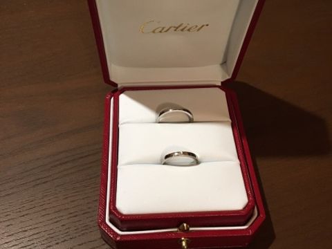 【カルティエ(Cartier)の口コミ】 婚約指輪がバレリーナだったので、カルティエ以外は考えなかった。
ストレ…