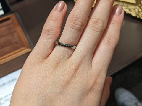 【TANZO.(鍛造指輪)の口コミ】 鍛造がこだわりで、一つ一つ手作りしてくださいます。基本のデザインはい…