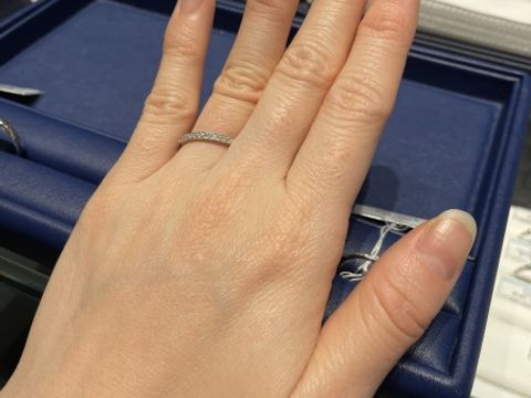 【銀座ダイヤモンドシライシの口コミ】 日本ブランドということもあり、着け心地は良く手に馴染みました。プラチ…