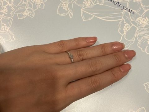 【ヴァンドーム青山(VENDOME AOYAMA)の口コミ】 シンプルで大人かわいいデザインが魅力的でした。価格も安すぎず、高すぎ…