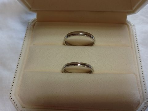 【MIKIMOTO(ミキモト)の口コミ】 シンプルなストレートで、ミル打ちされたものを当初から希望していました…