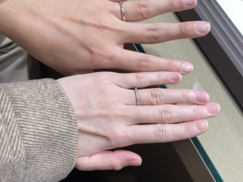 【アイプリモ(I-PRIMO)の口コミ】 ハーフエタニティでキラキラしていてとてもかわいかった
細さも指が細く見…