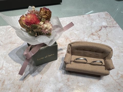 【アイプリモ(I-PRIMO)の口コミ】 指輪の好みのデザインをヒアリングしていただきました。2人の指に合う診断…