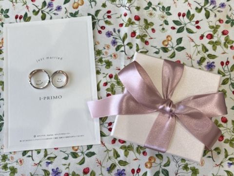 【アイプリモ(I-PRIMO)の口コミ】 私と主人の普段の服装や指の長さなど無料カウンセリングを受けて、2人とも…