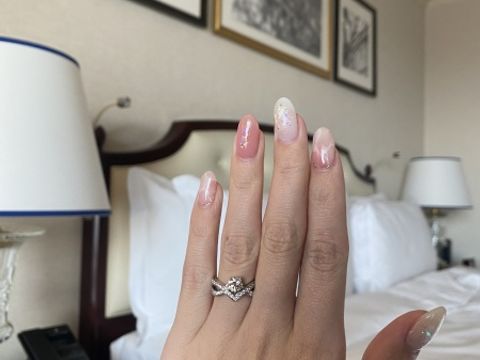 【ショーメ(CHAUMET)の口コミ】 ショーメを初めて試着した際に憧れだったのもあり忘れられず心の中でずっ…