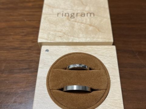 【ringram(リングラム)の口コミ】 結婚指輪にすごくこだわりがある訳ではなかったので、自分で作って愛着を…