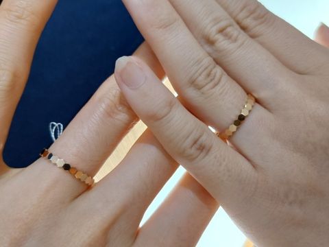 【ショーメ(CHAUMET)の口コミ】 店員さんに変わったデザインがいいと、お伝えしたところこちらの指輪をご…