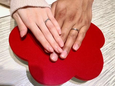 【TRECENTI(トレセンテ)の口コミ】 細すぎず、太すぎないちょうどいい太さの指輪を探していたのでピッタリの…