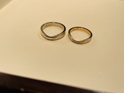 【杢目金屋(もくめがねや)の口コミ】 和を基調とした素敵なデザインの指輪です。「一つとして同じ柄がない」と…