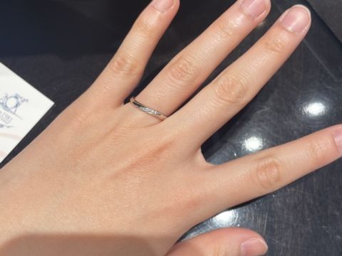 【ケイウノ ブライダル(K.UNO BRIDAL)の口コミ】 デザイナーさんが刻印の素敵なデザインを考えてくださり、目の前でイメー…