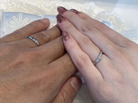 【俄(にわか)の口コミ】 結婚指輪を決める際にブランドのこだわりがなかったので、ネットでさまざ…