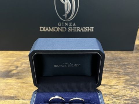 【銀座ダイヤモンドシライシの口コミ】 デザインが豊富でとても迷いましたが、シンプルなデザインなものを探して…