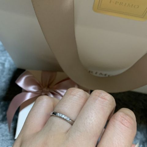 【アイプリモ(I-PRIMO)の口コミ】 素敵なデザインが、沢山有りましたが、色々試着させて頂き、悩みましたが…