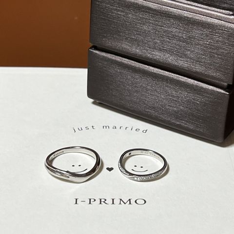 【アイプリモ(I-PRIMO)の口コミ】 シンプルだけど綺麗な物 という漠然とした感じで探していました。結婚指輪…