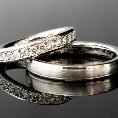 【TANZO.(鍛造指輪)】プラチナストレート鍛造指輪