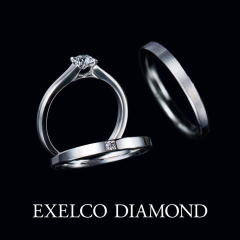 ★EXELCO DIAMOND★ ダイヤリング Pt950 ふたりのための輝きが待つ EXELCO DIAMONDで体験する 幸せの指輪